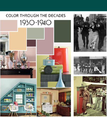 Color Through The Decades 1930-1940
