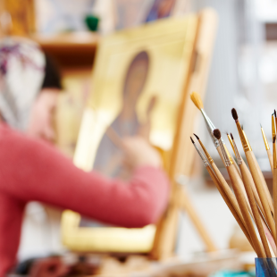 υλικά αγιογραφίας. κόλλες και χρώματα αγιογραφίας